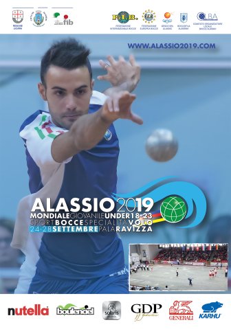 Affiche du Championnat du monde U18-U23 2019 Alassio (IT)