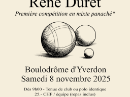 Affiche du mémorial René Duret