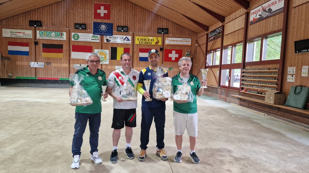 Podium championnat suisse de tir 2026