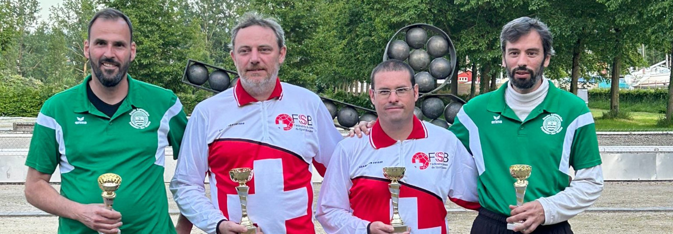 Finalistes championnat suisse doublette 2024